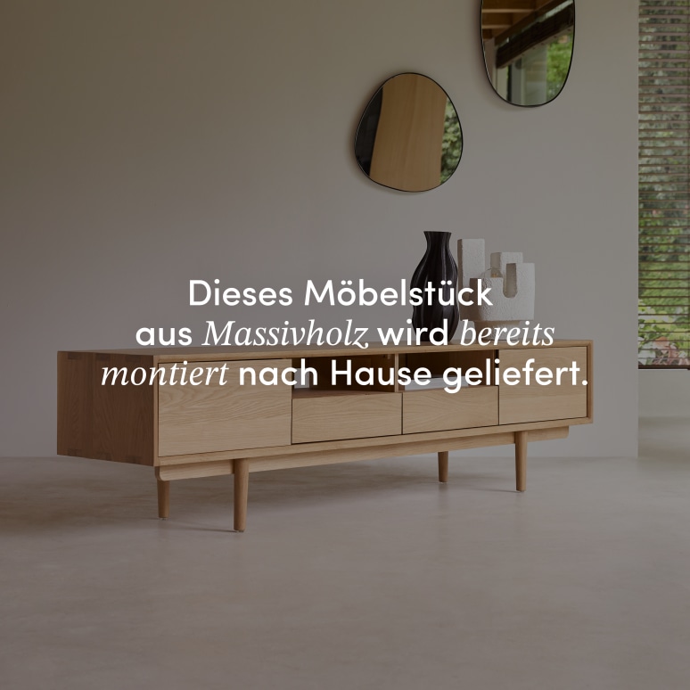 Ellie - TV-Schrank aus massiver Eiche 180 cm