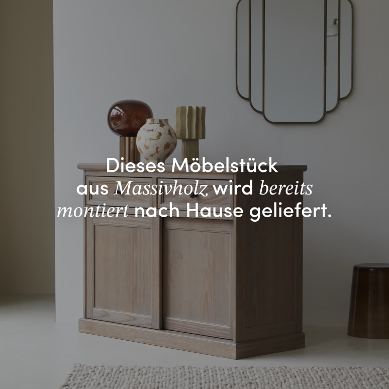 Roma - Sideboard aus massivem Kiefernholz 110 cm