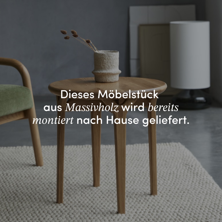 Clara - Ablagetisch aus massiver Eiche