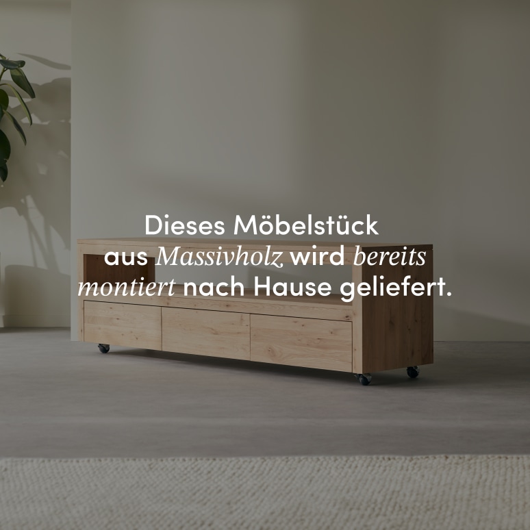 Anoa - TV Schrank aus massivem Eichenholz 180 cm