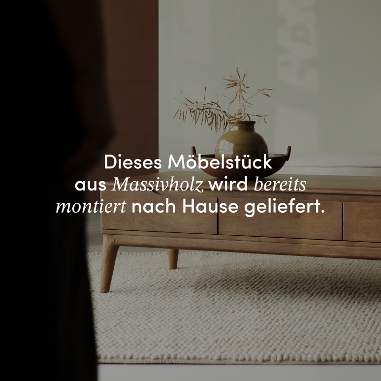 Gabrielle - Couchtisch aus massivem Mangoholz Gabrielle