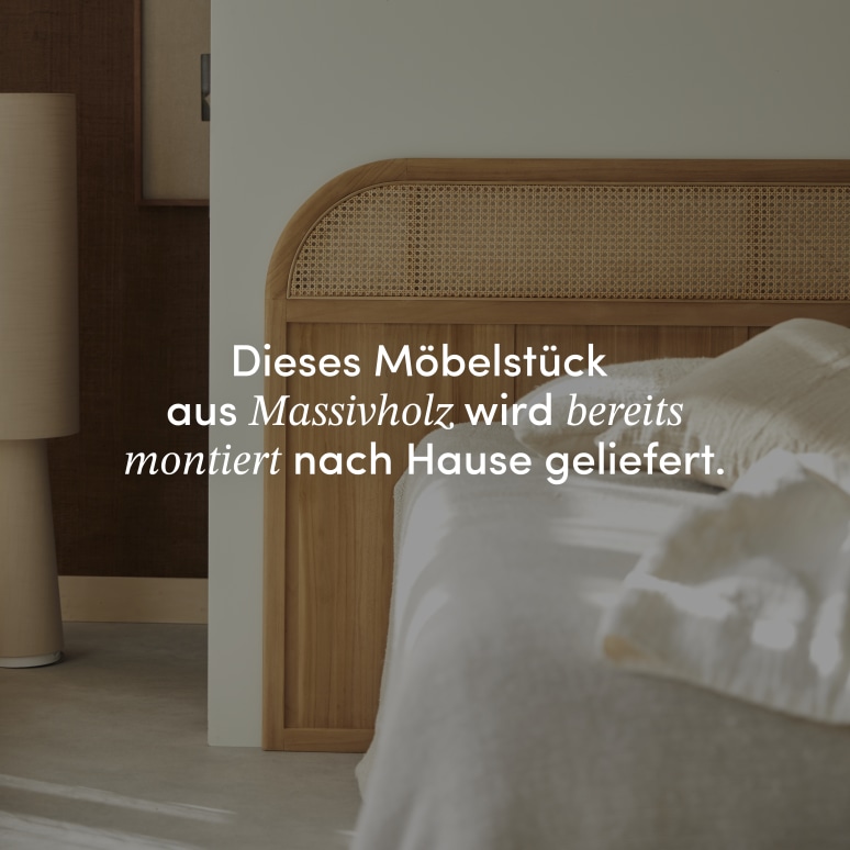 Hector - Bett-Kopfteil aus massivem Teakholz 170 cm