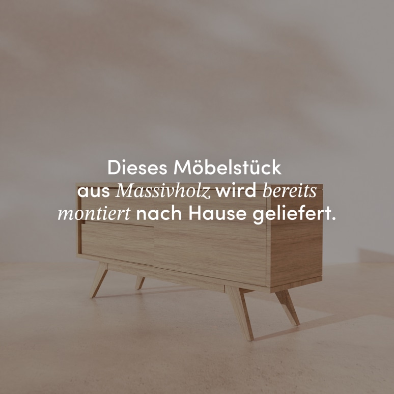 Esmée - TV-Möbel aus massiver Eiche, 130 cm