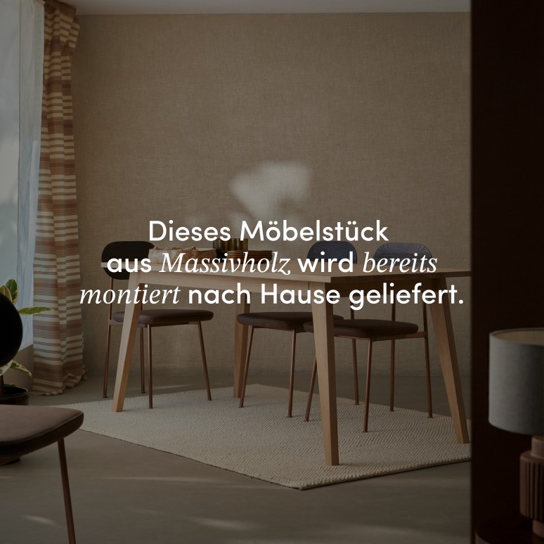 Esmée - Tisch aus massiver Eiche, 6–8 Pers.