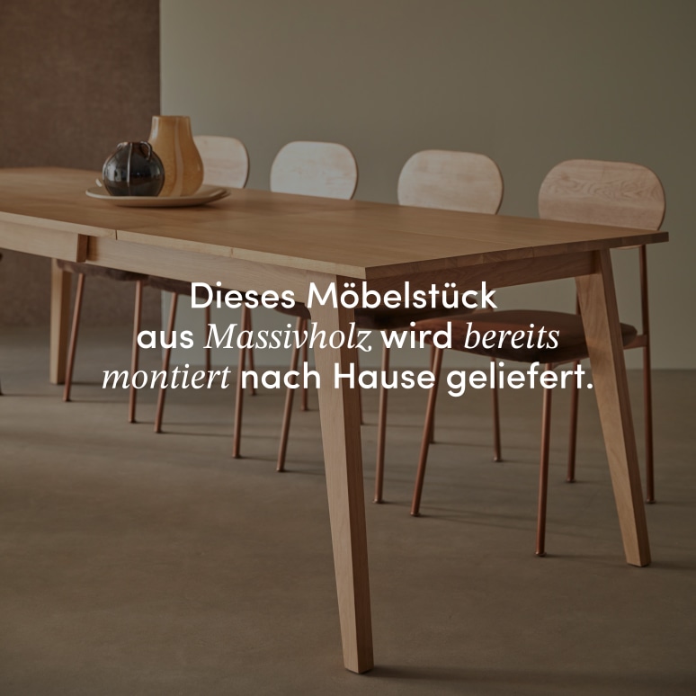 Esmée - Ausziehbarer Tisch aus massiver Eiche 6-12 Pers.