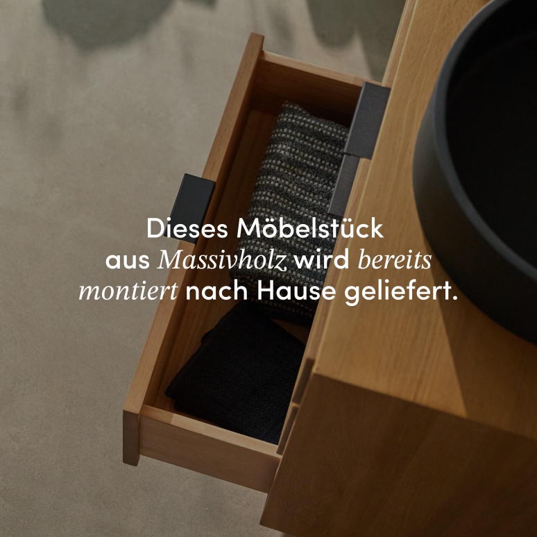 Senson - Badezimmermöbel aus massiver Eiche 60 cm