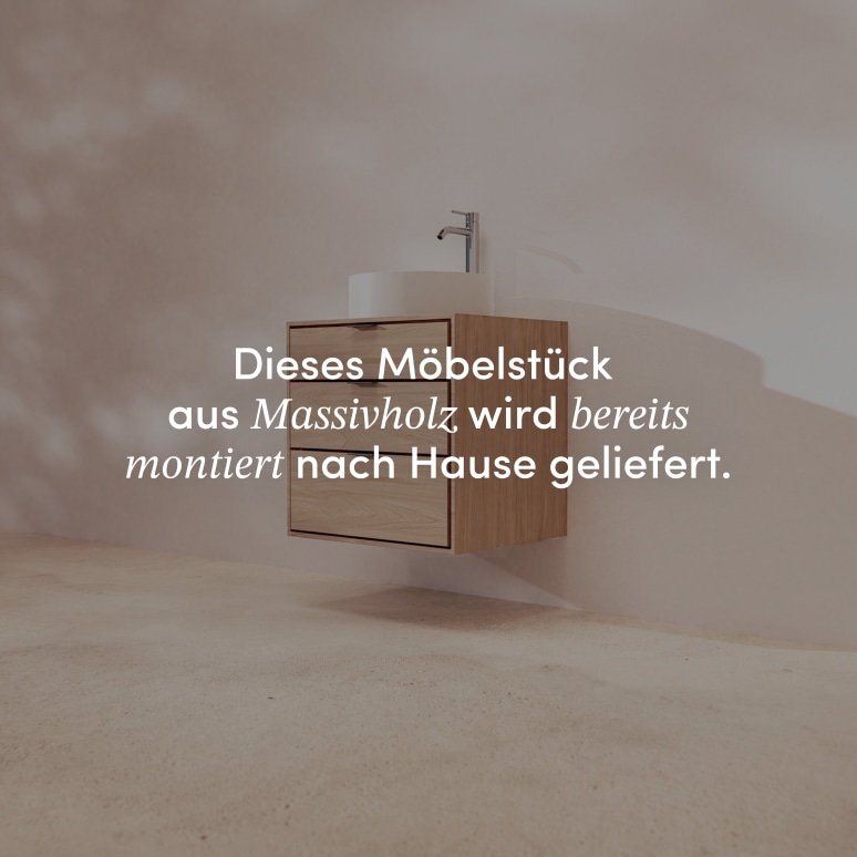 Senson - Badezimmermöbel aus massiver Eiche 60 cm