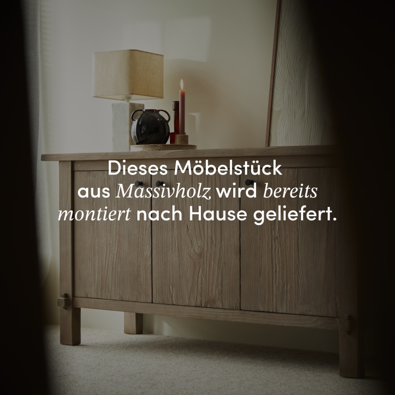 Hazel - Anrichte aus recycelter massiver Kiefer 150 cm