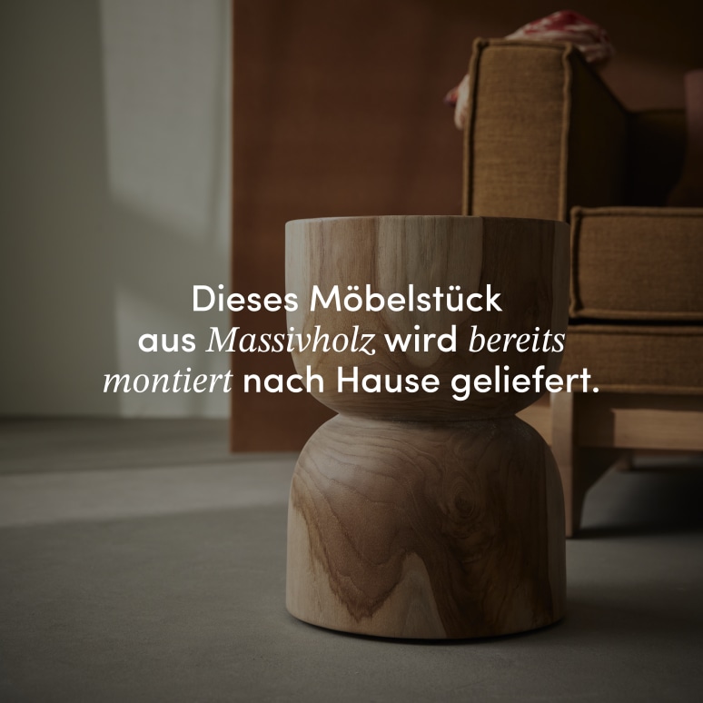 Mare - Beistelltisch aus massivem Teakholz