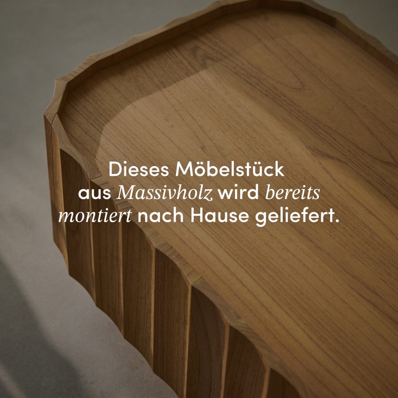 Andréa - Table basse en mindi massif