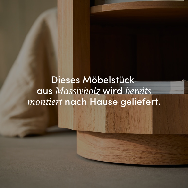 Andréa - Nachttisch aus massivem Mindiholz