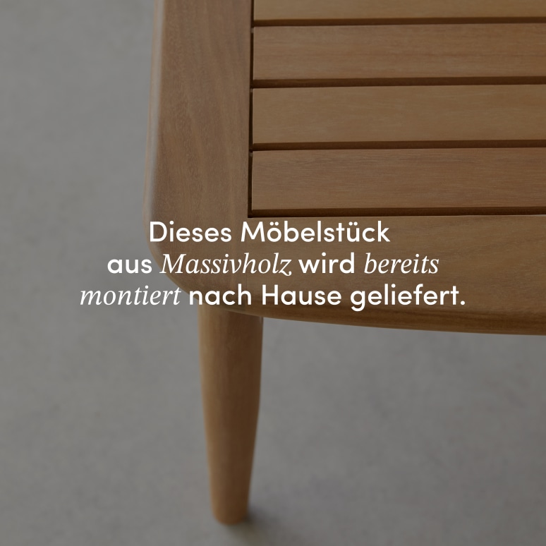 Daniela - Garten-Couchtisch aus massivem Akazienholz