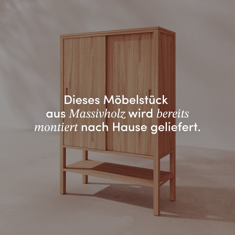 Anton - Sideboard aus massivem Teak