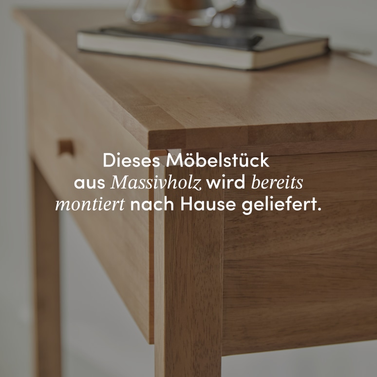Renata - Konsolentisch aus massivem Hevea