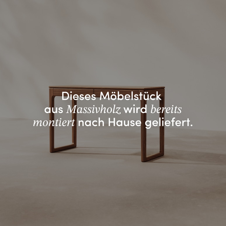 Arto - Schreibtisch aus massivem Nussbaum