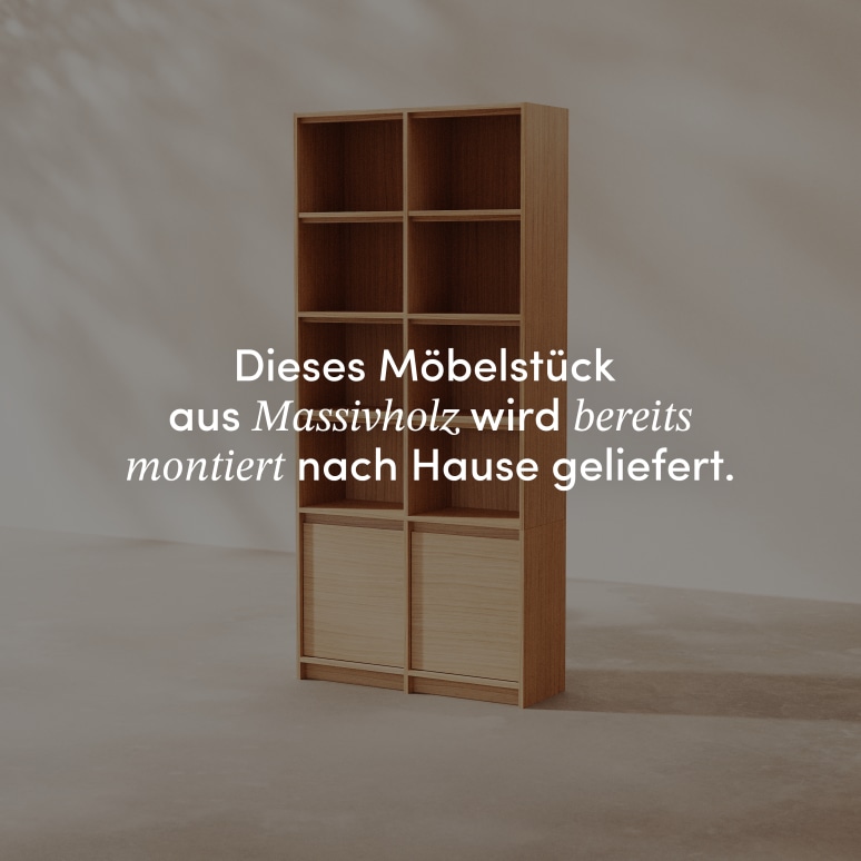 Aliette - Bücherschrank aus Eichenholz