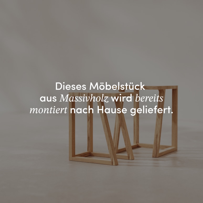 Gaspard - Beistelltisch aus massivem Mangoholz