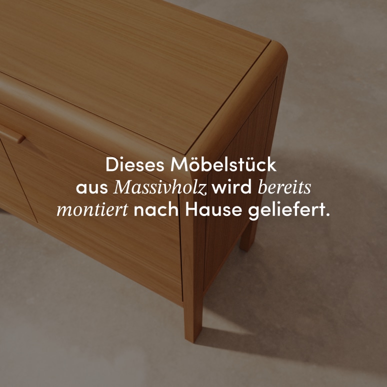 Livia - Sideboard aus massivem Mahagoni 100 cm