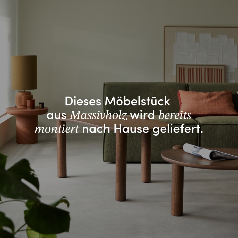 Nora -  Couchtische als Satztische aus massivem Eichenholz