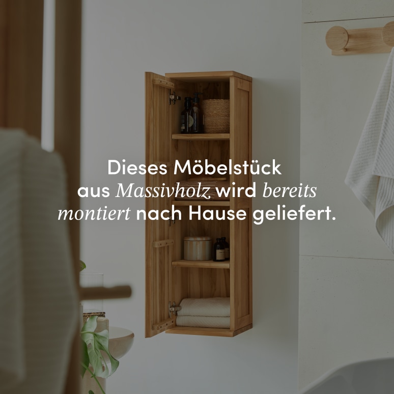 Jacob - Hängeelement aus massivem Teak