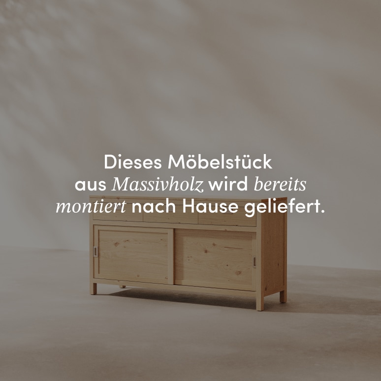 Heidi - Sideboard aus massivem Eichenholz 160 cm