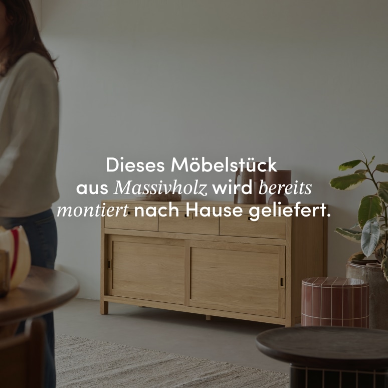 Heidi - Sideboard aus massivem Eichenholz 160 cm