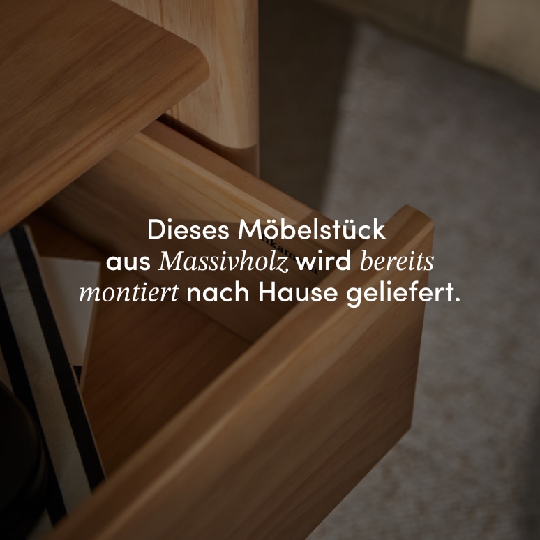 Alfie - Nachttisch aus massivem Kiefernholz