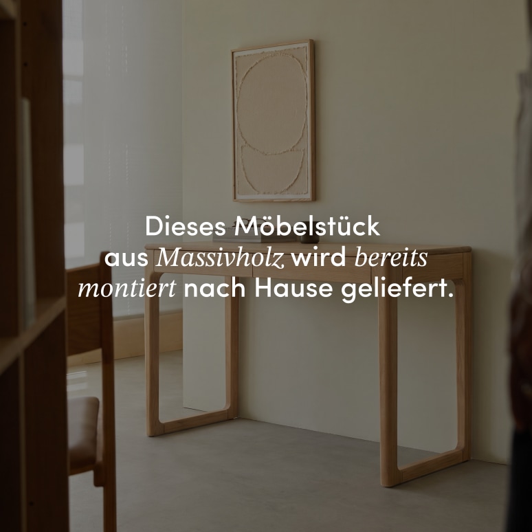 Arto - Schreibtisch aus massivem Eichenholz