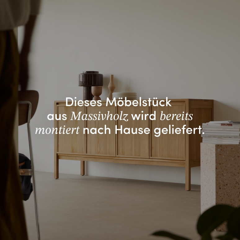 Jane - Sideboard aus massivem Teak 160 cm