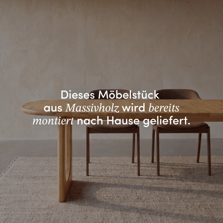 Mattia - ausziehbarer Tisch aus massivem Eichenholz 6-8 Pers.