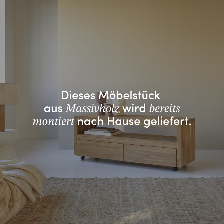 Anoa - TV Schrank aus massivem Teakholz 140 cm