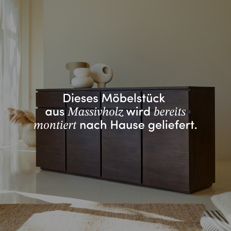 Eva - Buffet aus massivem Mahagoniholz 200 cm
