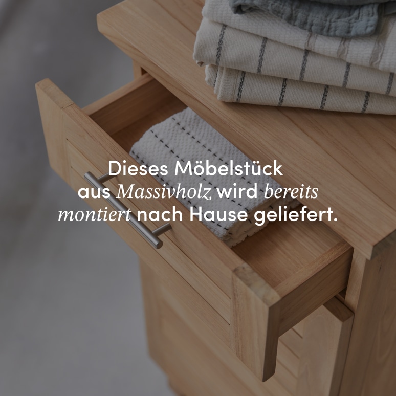 Soho - Badmöbel-Set aus massivem Teakholz