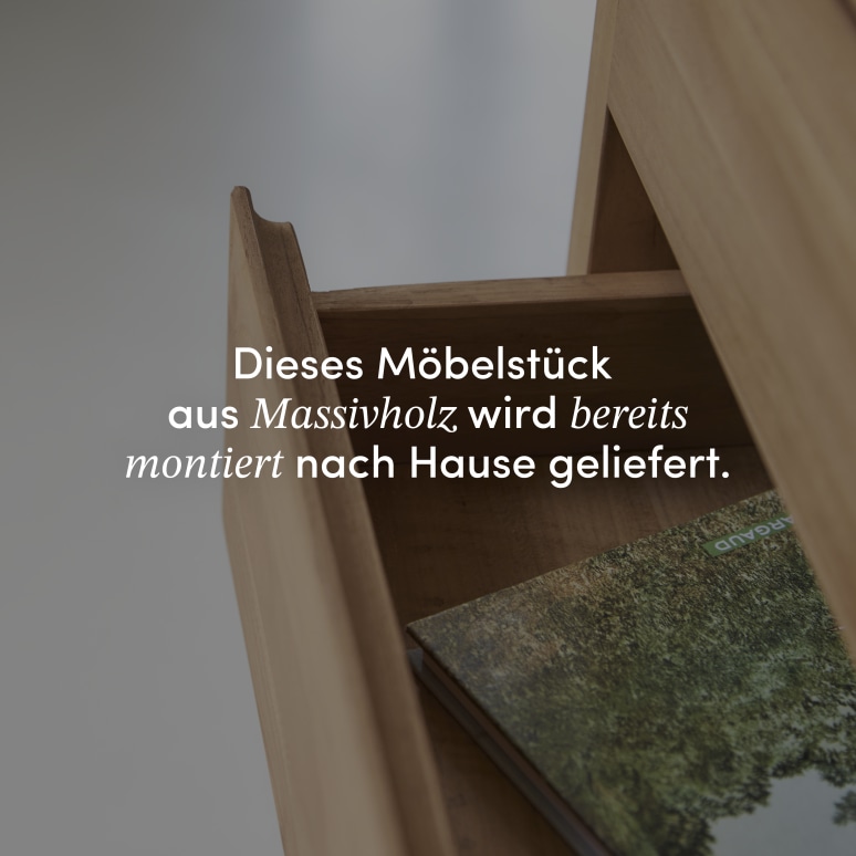 Eden - Nachttisch aus massivem Teak 3 Schubladen