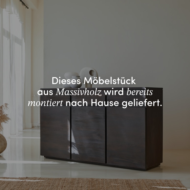 Eva - Buffet aus massivem Mahagoniholz 150 cm