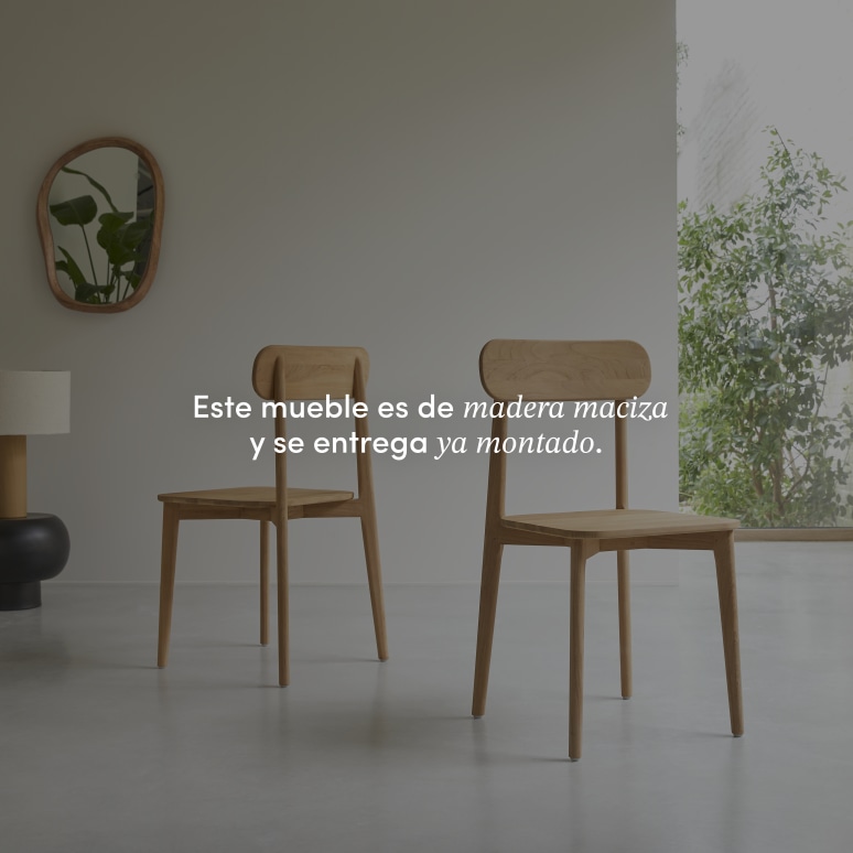 Jonàk - Silla de teca maciza