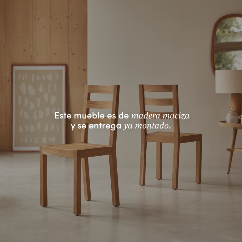 Alto - Silla de teca maciza