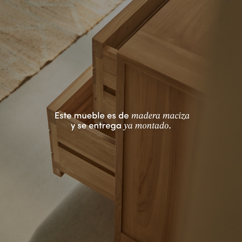 Minimalys - Cómoda infantil de teca maciza