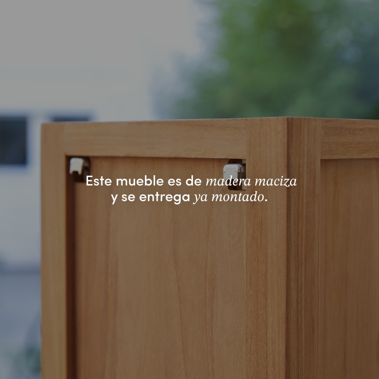 Serena - Columna de teca maciza