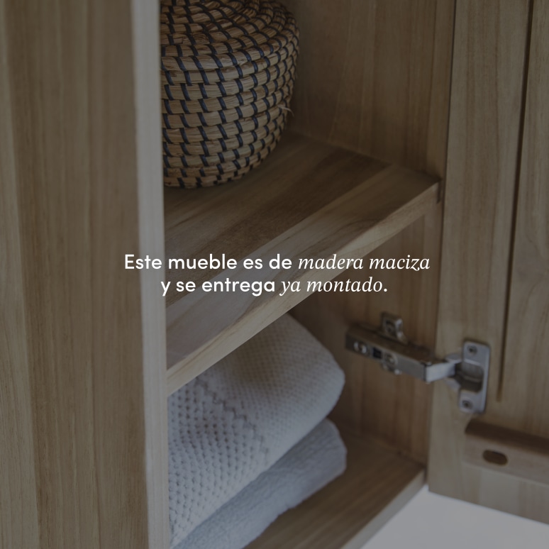 Typo - Columna de teca maciza