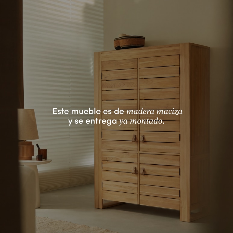 Minimalys - Armario de teca maciza
