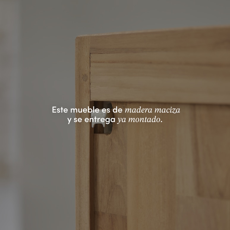 Soho - Mueble alto de teca maciza