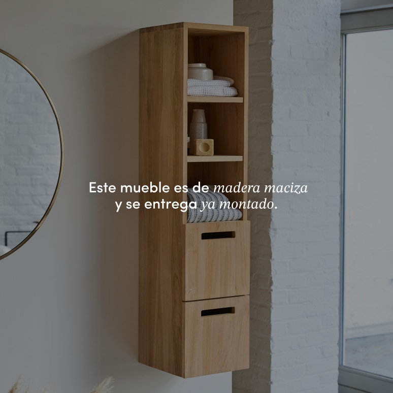 Line - Columna de teca maciza