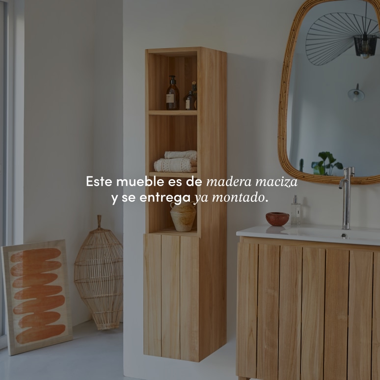 Jill - Columna de teca maciza