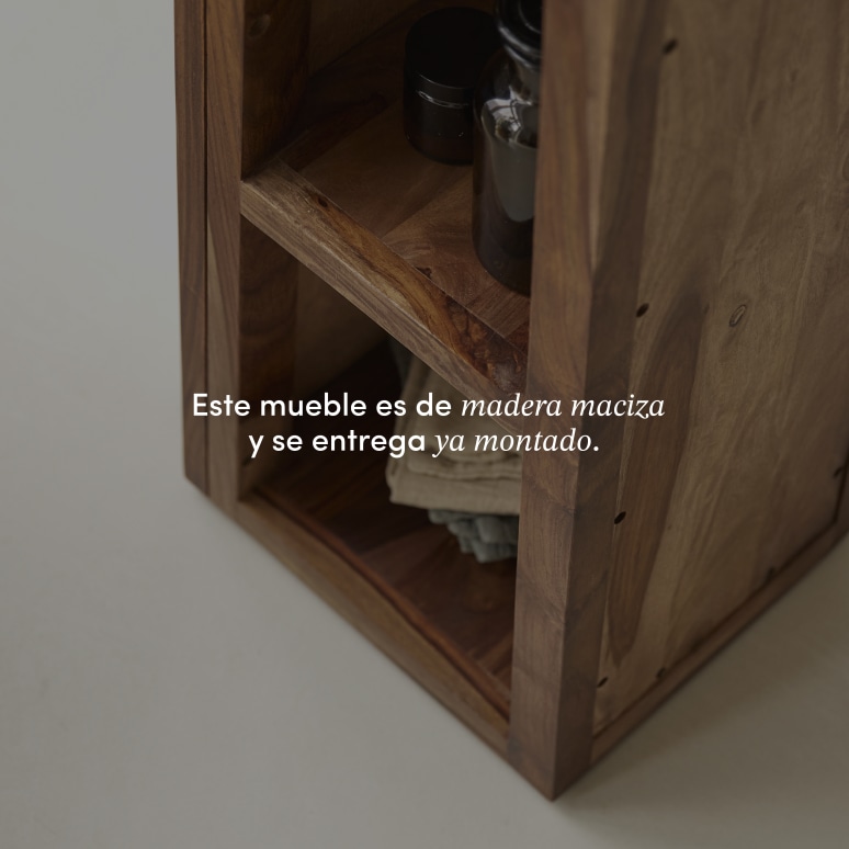 Twig - Columna oblicua de palisandro macizo