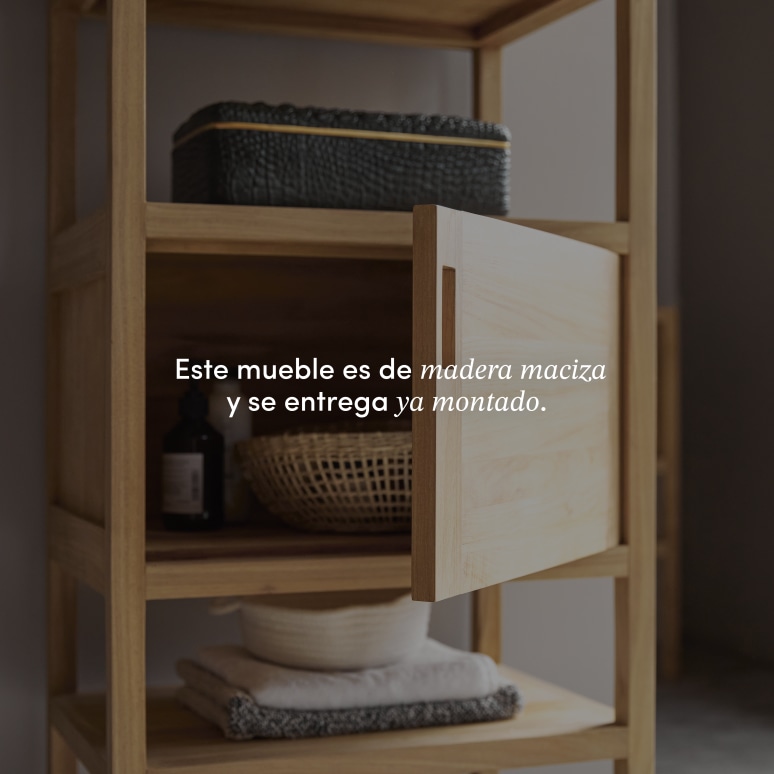 Arty - Columna de teca maciza