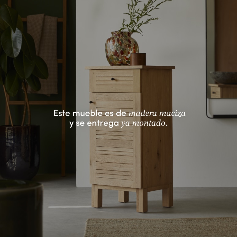 Soho - Mueble bajo de roble macizo