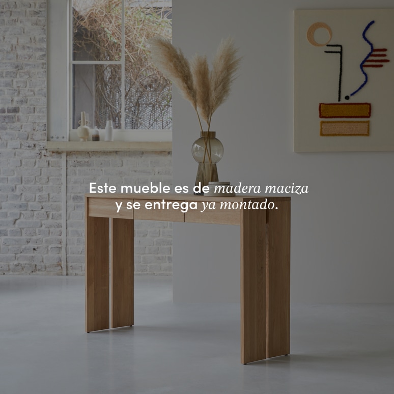 Eden - Consola de roble macizo
