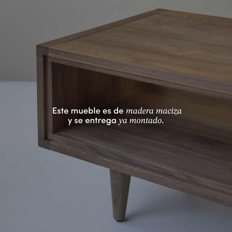 Jonàk - Mesa de centro de nogal macizo