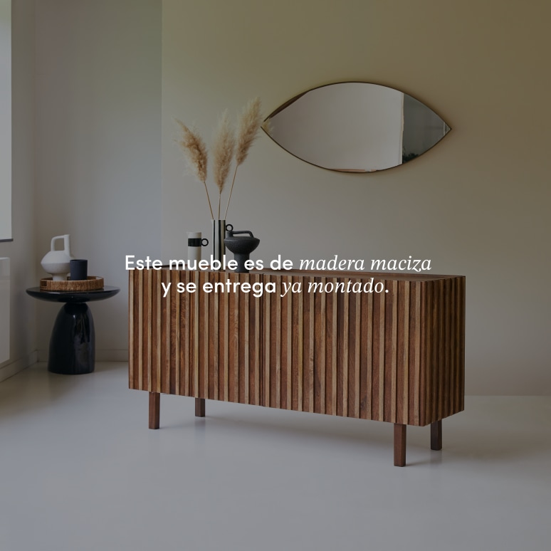 Milo - Aparador de madera maciza de mango